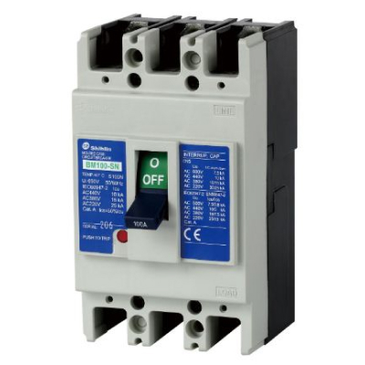 MCCB BM100-SN (380V 15kA, 220V 25kA) 3P 60A ~ 100A - 60A